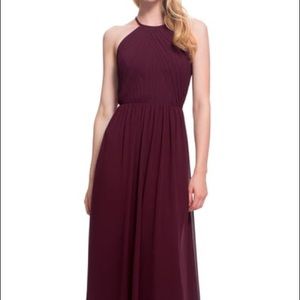 Burgundy Bridesmaid Dress